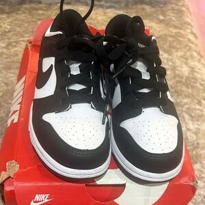 Nike Kids Black and White Sneakers